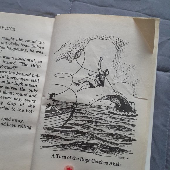 Great Illustrated Classics Ser. Moby Dick by Herman Melville (1990, Hardcover) - Picture 5 of 12